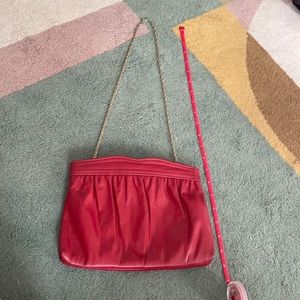 Gold chain handbag